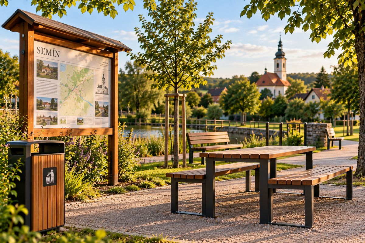 Obnova mobiliáře v obci